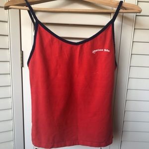 Orange Tank Top “American Babe”